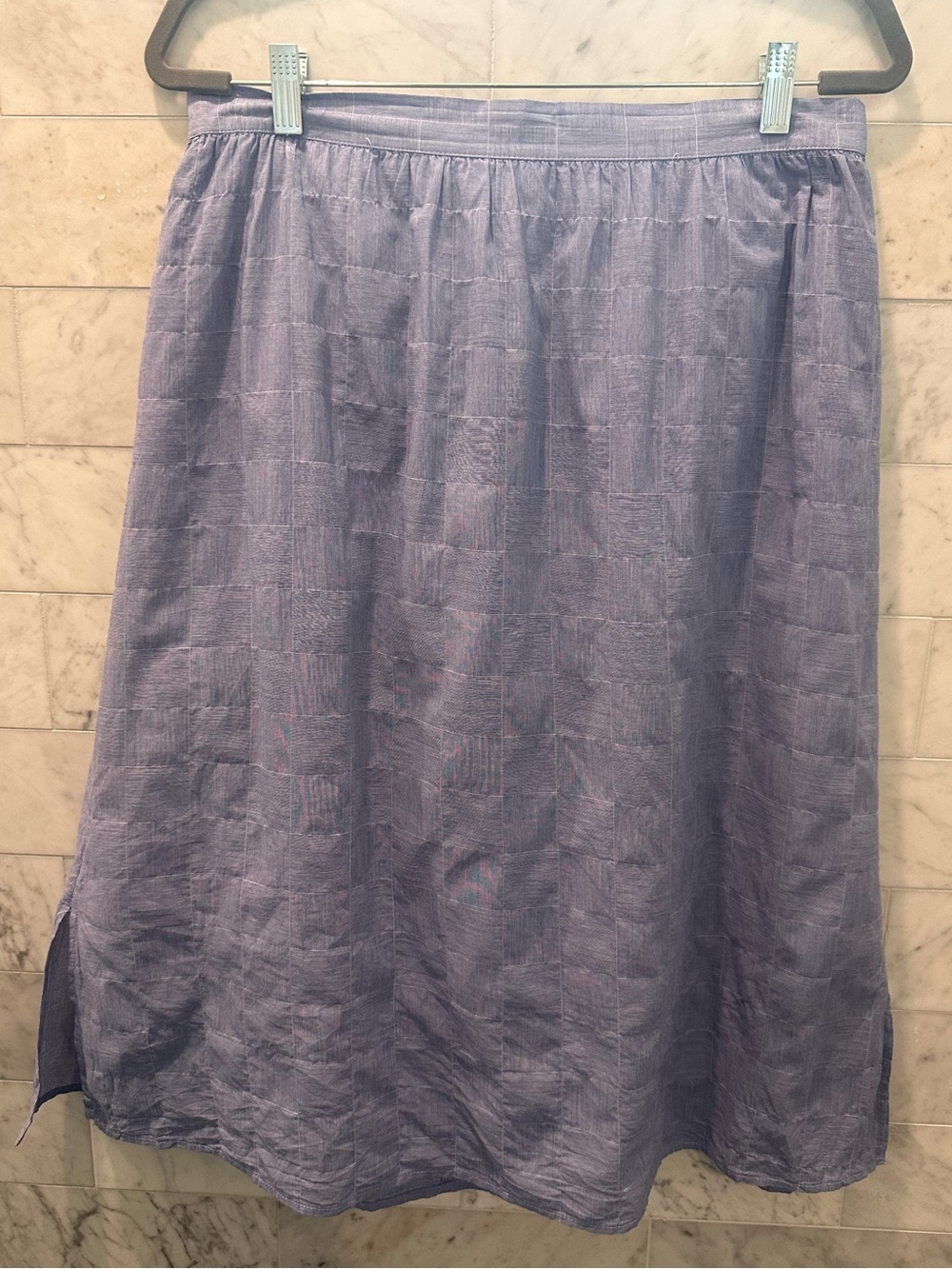 A New Day Checkered A-Line Skirt